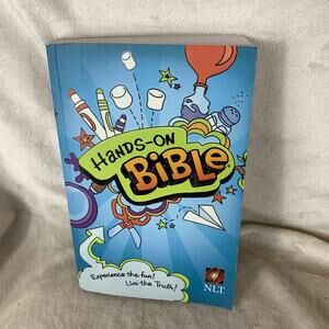 Hands-On Bible NLT Tyndale Softcover Paperback Good Condition READ MORE